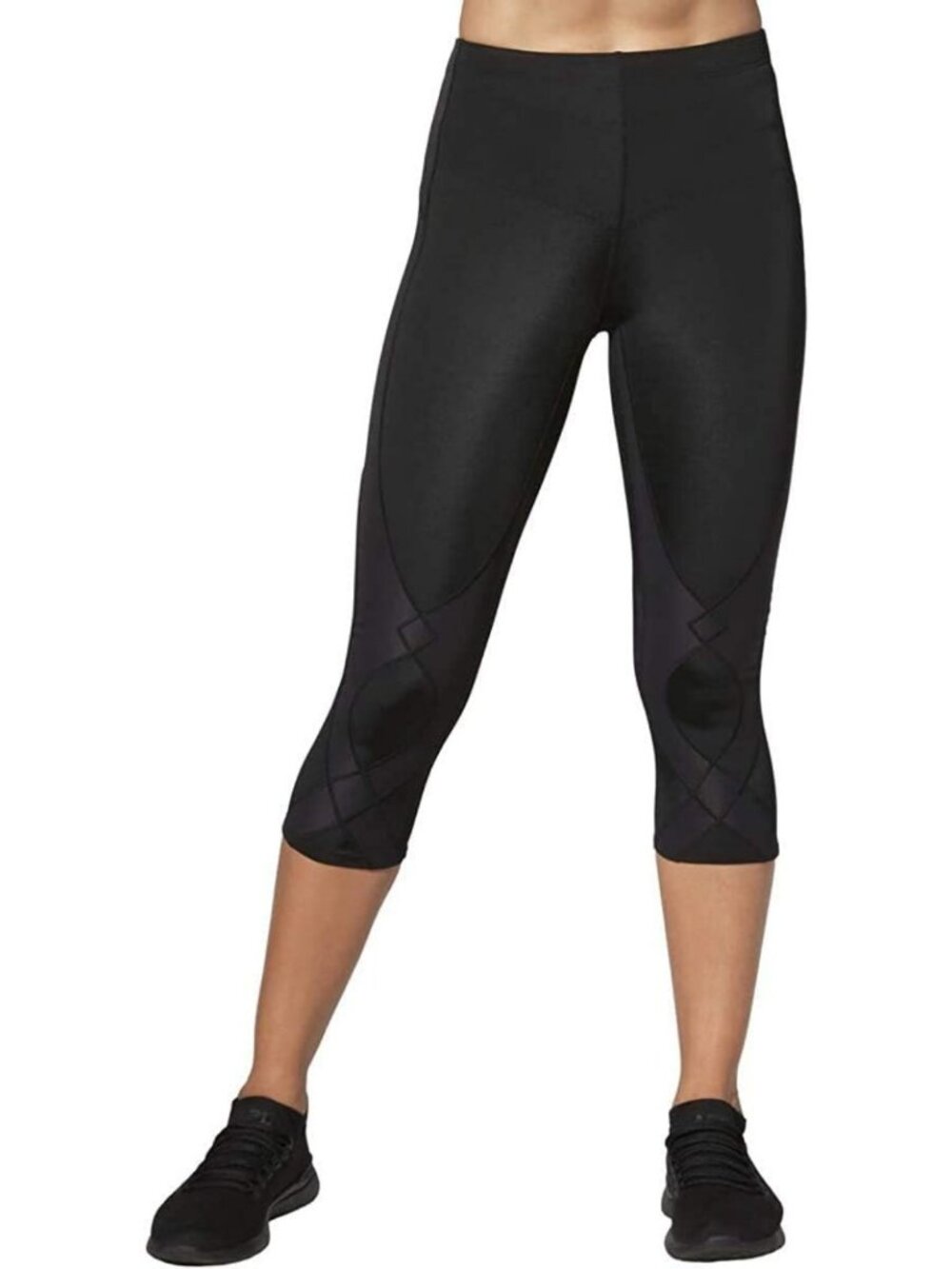 Women's Mid Rise 3/4 Compression Tights for Support & Comfort - Activewear